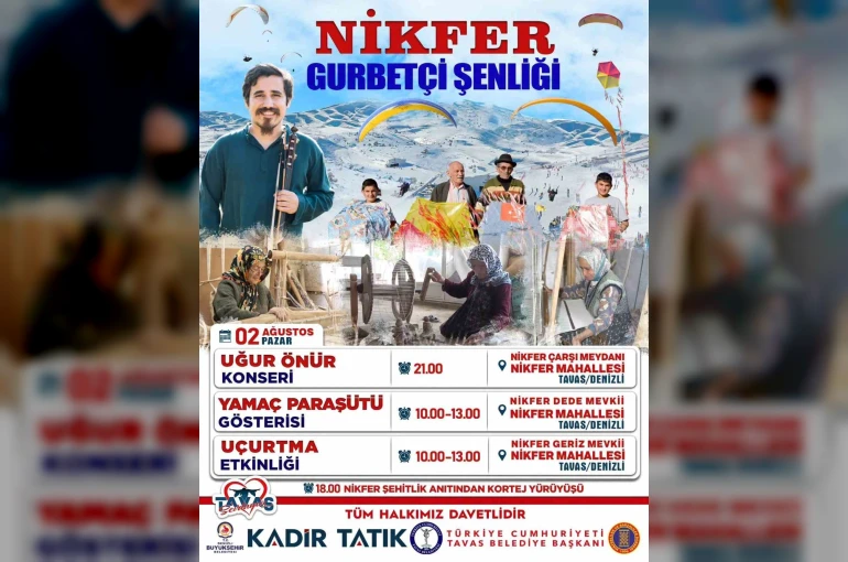 Nikfer Gurbetçi Şenliği için geri sayım başladı