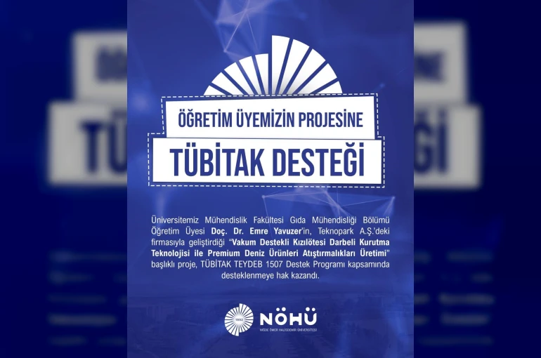 NÖHÜ öğretim üyesine destek