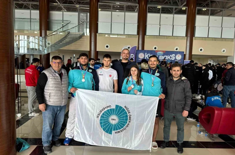 NÖHÜ sporcularından Ünilig Türkiye Şampiyonası’nda büyük başarı