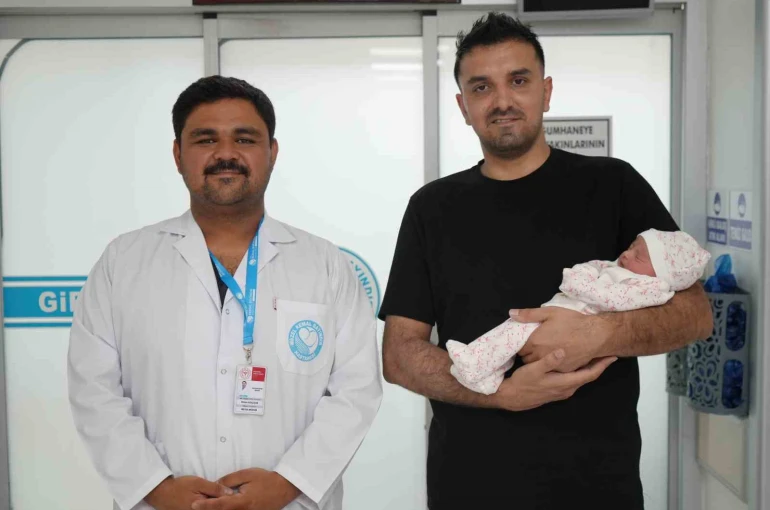 Normal doğum için 503 kilometre katetti 