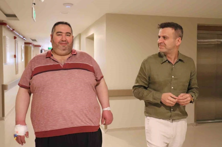 Obeziteyle mücadele eden hasta sağlığına kavuşmak için Kahramanmaraş’tan Denizli’ye geldi