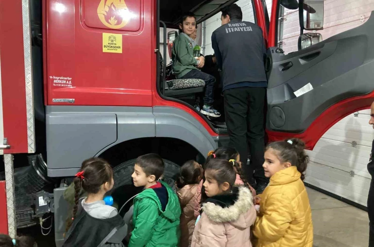 Öğrenciler yangın eğitimiyle bilinçlendi