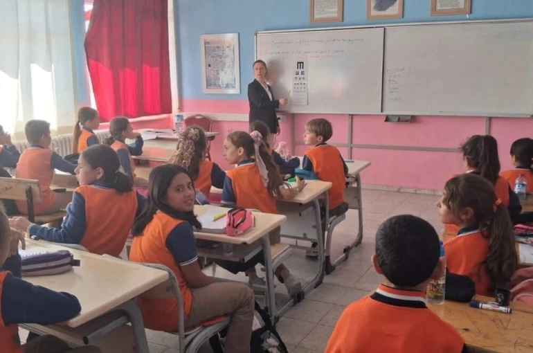 Öğrencilere göz taraması yapıldı 