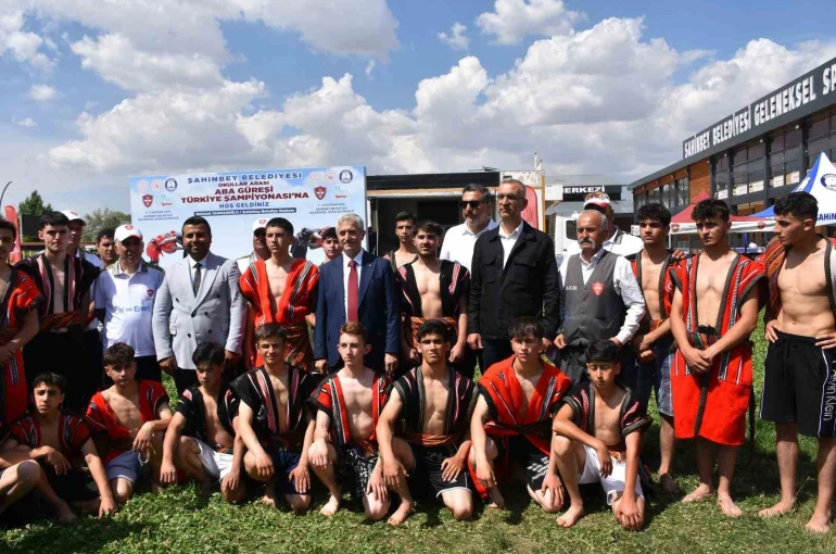 Okul Sporları Aba Güreşi Türkiye Şampiyonası Şahinbey’de başladı