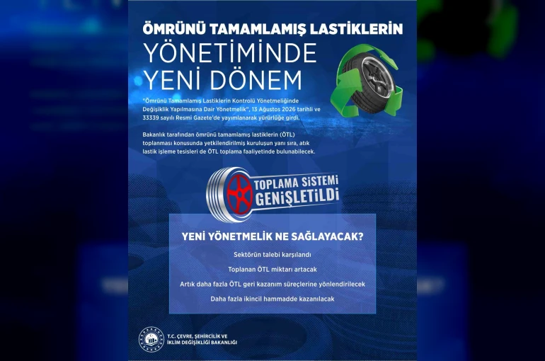 "Ömrünü tamamlamış lastiklerin yönetiminde yeni dönem"