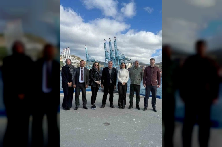 OMSAN Yönetim Kurulu Başkanı Ergun Arıburnu, Tanger Med Limanı’nı inceledi
