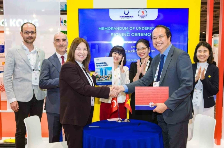 OMÜ ile Vietnam’dan Phenikaa Üniversitesi Arasında ikili iş birliği anlaşması
