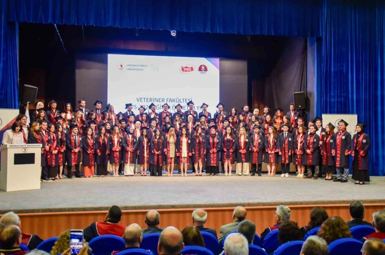 OMÜ’de 2026’nın ilk mezunları Veteriner Fakültesi’nden 