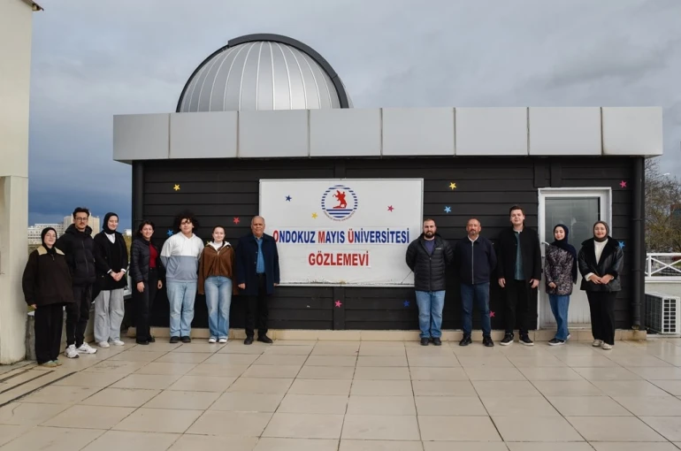 OMÜ’de Astronomi Eğitim/İş Gölgeleme Programı tamamlandı