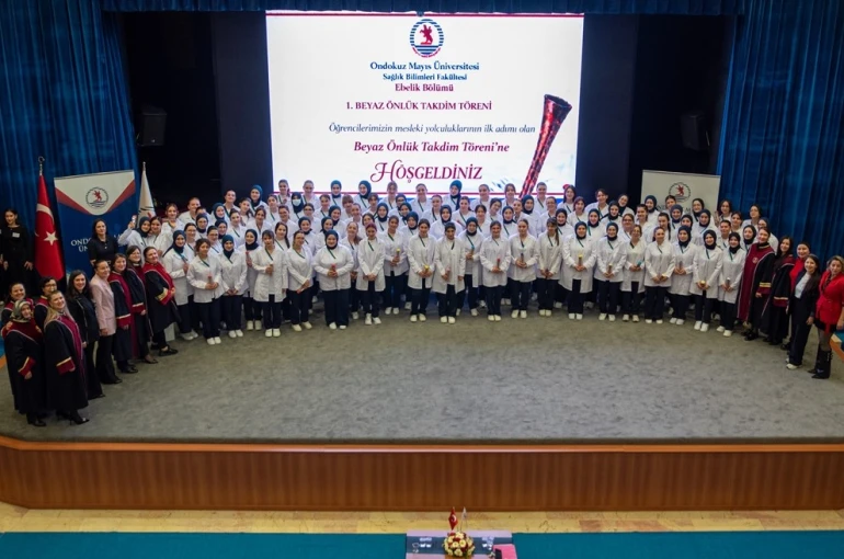 OMÜ’de ebelik öğrencileri mesleğe ilk adımını attı