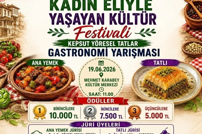 Önce tatlar, sonra yöresel kıyafetler yarışacak