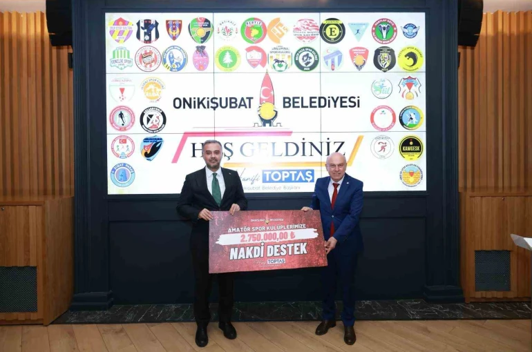 Onikişubat Belediyesi’nden amatör spora destek