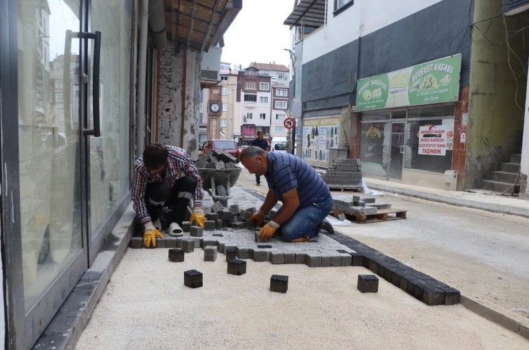 Ordu’da güvenli kaldırım çalışmaları