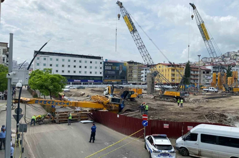 Ordu’da iş makinesi devrildi: 1 yaralı