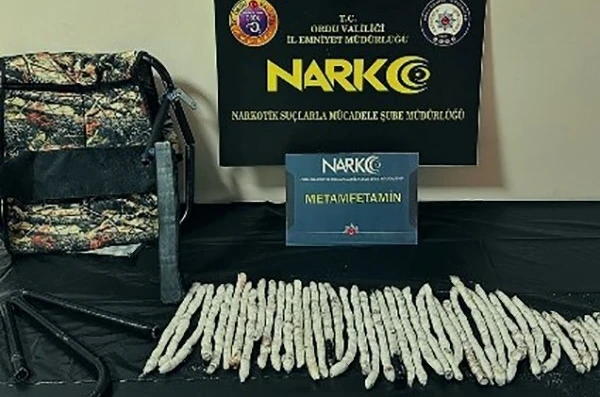 Ordu’da kamp sandalyelerinden çok sayıda uyuşturucu çıktı: 3 tutuklama