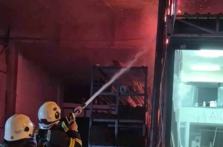 Ordu’da kaynak sırasında sıçrayan kıvılcım yangın çıkardı