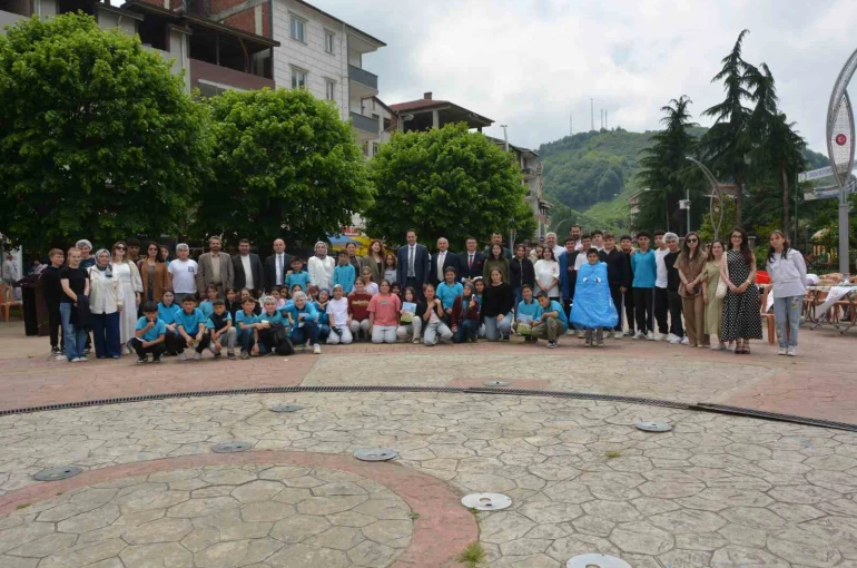 Ordu’da öğrenciler önce yarıştı, sonra hayırda buluştu