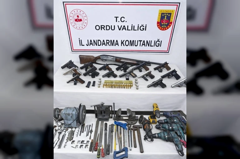 Ordu’da yasadışı silah operasyonu