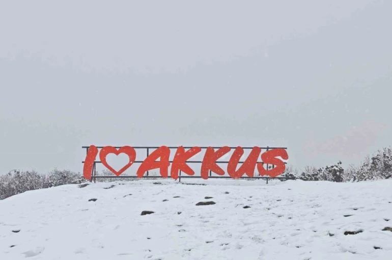 Ordu’nun yükseklerinde kar yağışı
