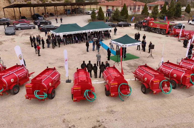 Orman köylerine 20 yeni tanker, yanan sahalara da tohumlama