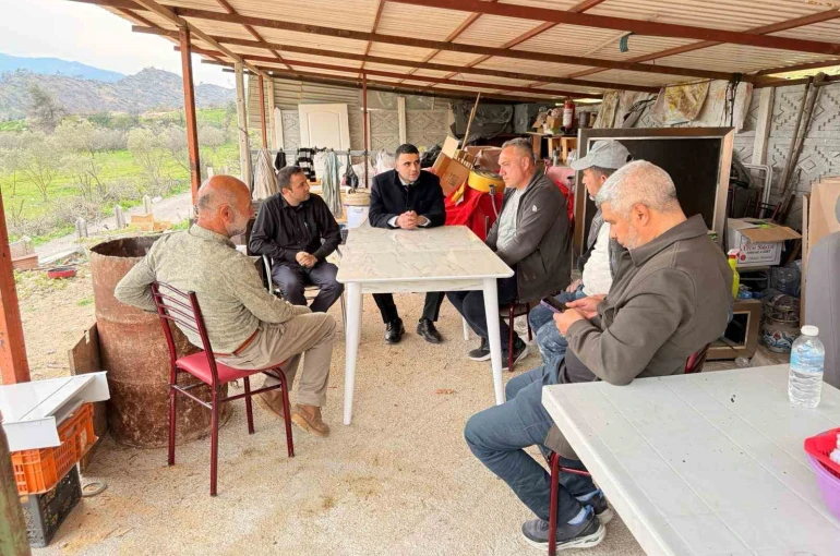 Orman yangınlarından etkilenen vatandaşların geçici barınma alanları incelendi