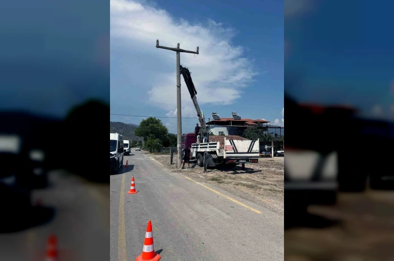 Ortaca Dikmekavak’ta yol güvenliği artırılıyor