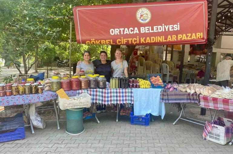 Ortaca’da ilk defa ‘Kadın Üretici Pazarı’ kuruldu