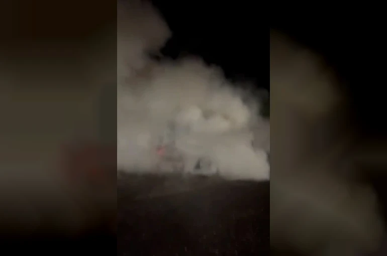 Osmaniye’de otomobilin motor kısmında çıkan yangın söndürüldü