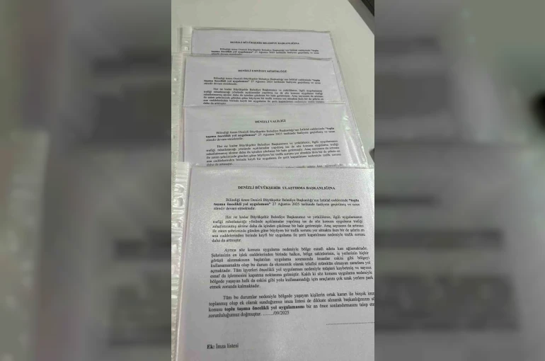 Otobüs Yolu projesine karşı harekete geçen esnaf ve vatandaşlar 500 imza topladı