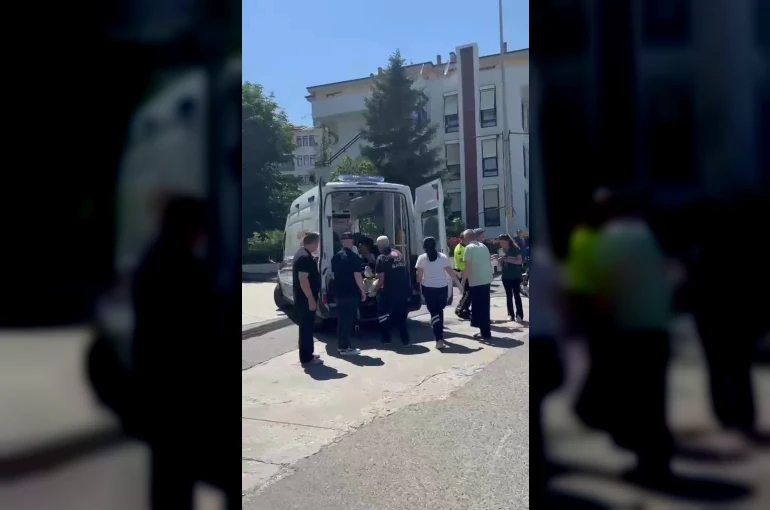 Otomobil ile motosiklet çarpıştı, 1 kişi yaralandı