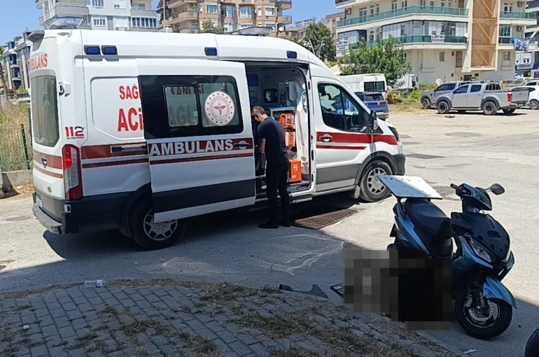 Otomobil ile motosiklet çarpıştı: 1 yaralı