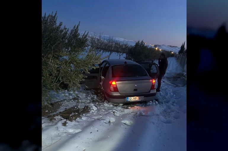 Otomobil şarampole girdi: 2 yaralı