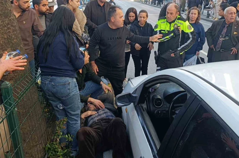 Otomobilin çarptığı yaşlı adam için seferber oldular