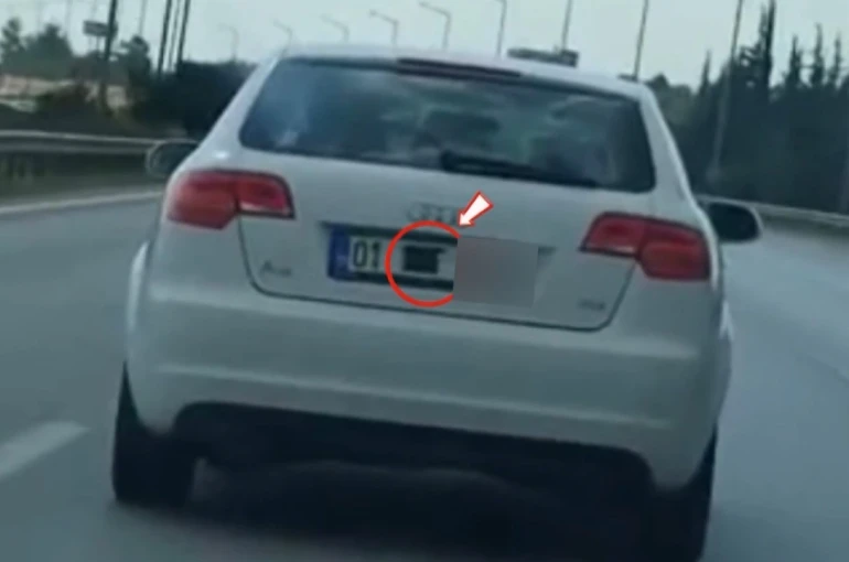 Otoyolda plaka gizleyerek seyreden araca 140 bin TL ceza