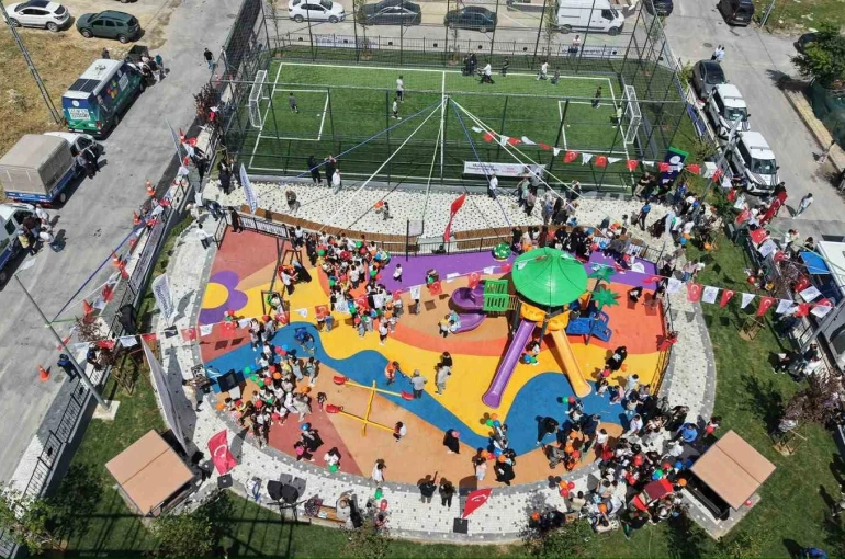 Özel çocuğun hayali, Arnavutköy’de yüzlerce çocuğun mutluluğu oldu
