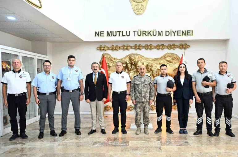 Özel Güvenlikçilerden İl Emniyet Müdürü Karadeniz’i ziyaret