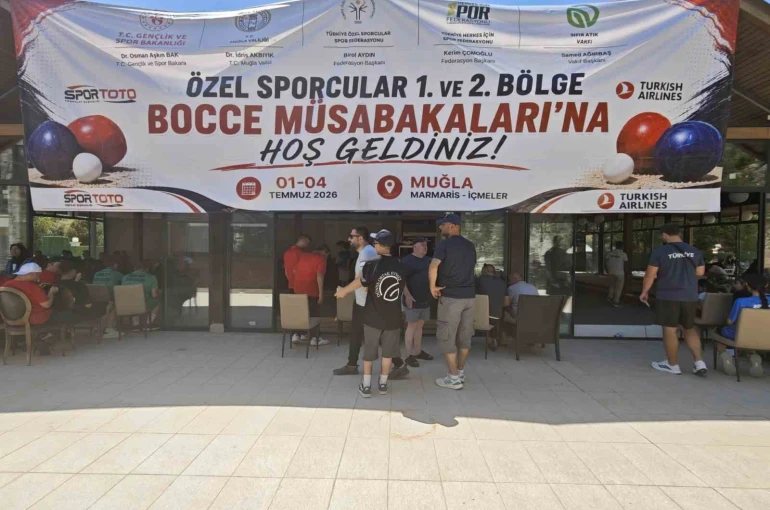 Özel sporcular Bocce Türkiye şampiyonası Muğla’da başladı