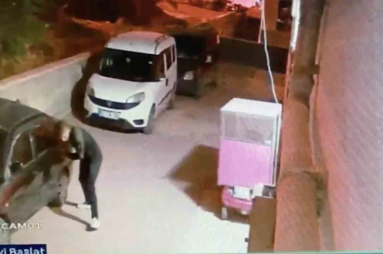 Park halindeki araçların lastiklerini patlatan şahıs yakalandı