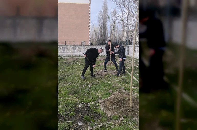 Patnos RAM’da ağaçlandırma çalışması