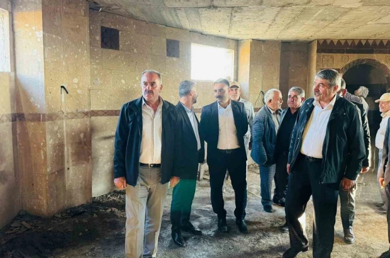 Patnos’ta seyir tepesi çalışmaları yerinde incelendi 