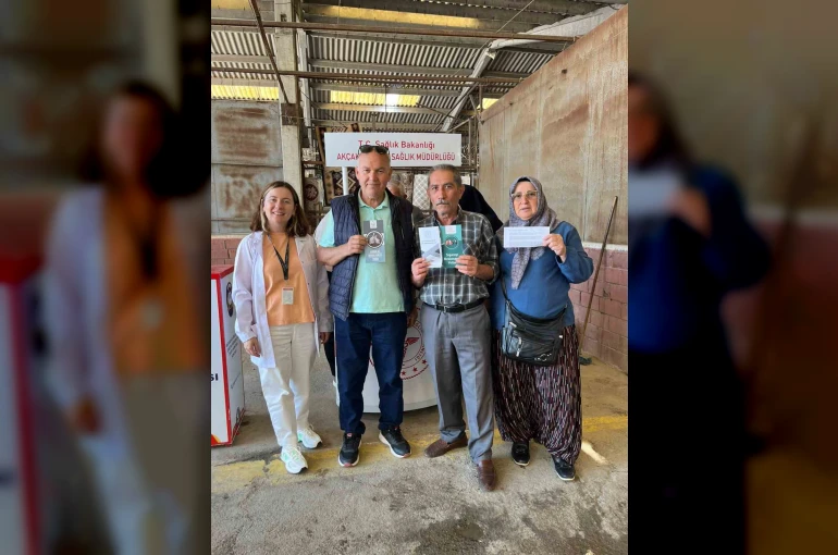 Pazar yerinde sağlık farkındalığı etkinliği