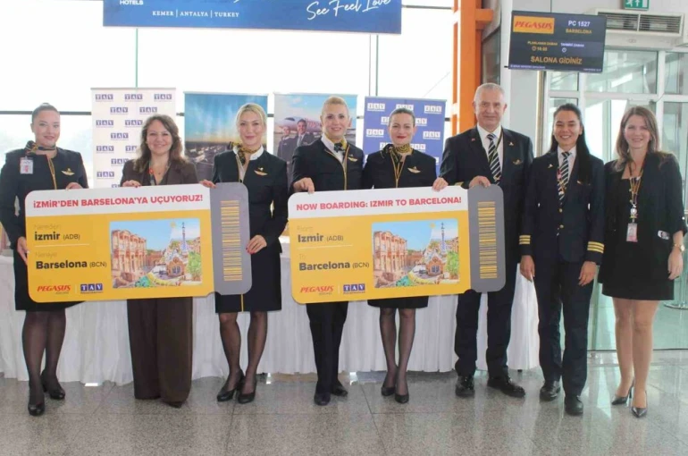 Pegasus Hava Yolları, İzmir’den Barselona’ya direkt uçuş başlattı