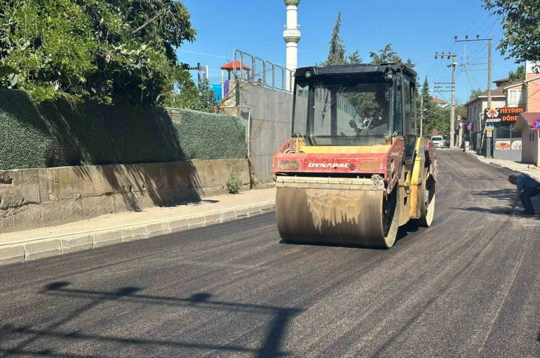 Pelitli Mahallesi Atatürk Caddesi asfaltlandı