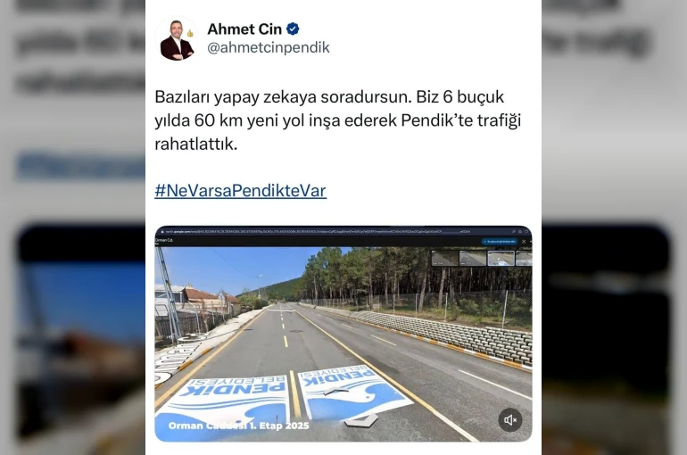Pendik Belediye Başkanı Ahmet Cin’den Mansur Yavaş’a dikkat çeken "yol" göndermesi 