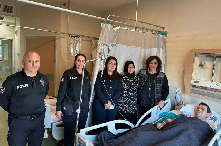 POLDER’den hastanede moral ziyareti