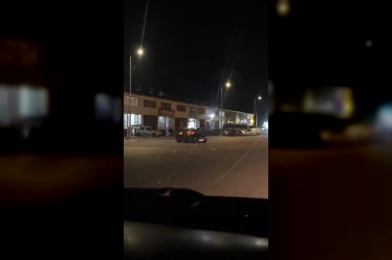 Polis aracının önünde drift attı, faturası ağır oldu