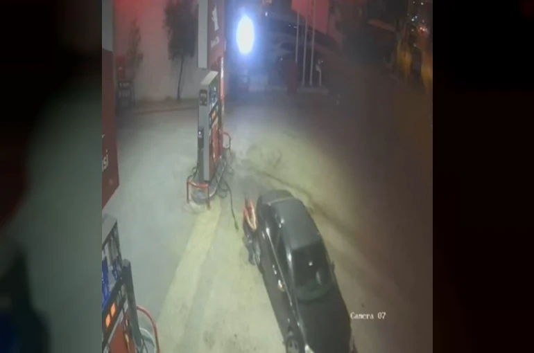 Pompacıyı şaşırtan o anlar kamerada