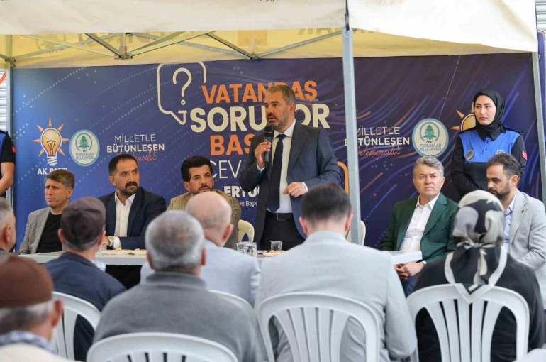 Pursaklar Belediye Başkanı Çetin vatandaşlarla bir araya geldi