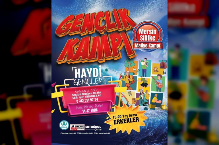 Pursaklar Belediyesi’nden gençlere gençlik kampı fırsatı