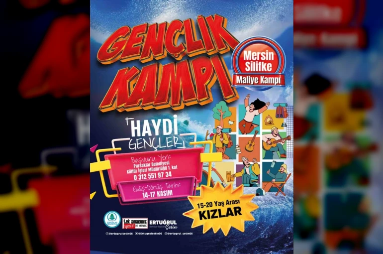 Pursaklar’ın genç kızları gençlik kampına gidiyor